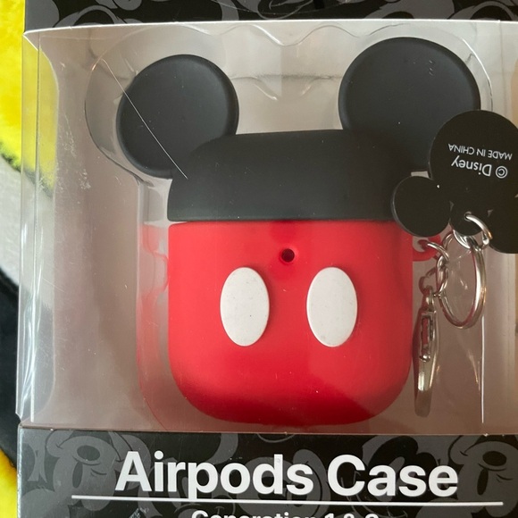 Disney Mickey Mouse Red and Black Airpods Case, mickey Mause airpods 1&2 G. - Picture 15 of 15